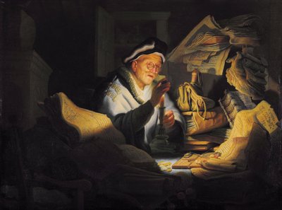 La parábola del rico insensato de Rembrandt van Rijn